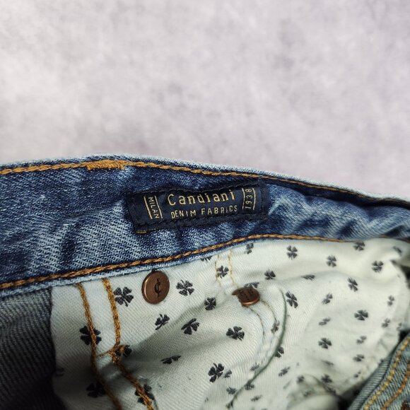 Lucky Brand 410 Athletic Slim Jeans Mens 38x30 Denim Stretch Candiani Casual - Picture 10 of 16